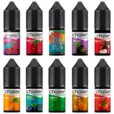 Жидкость на солевом никотине Chaser for Pods ICE 10 мл Жидкость на солевом никотине Chaser for Pods ICE 10 мл