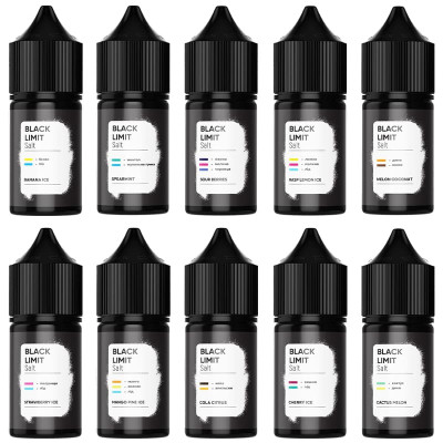 Жидкость на солевом никотине Black Limit Salt 30 мл Жидкость на солевом никотине Black Limit Salt 30 мл