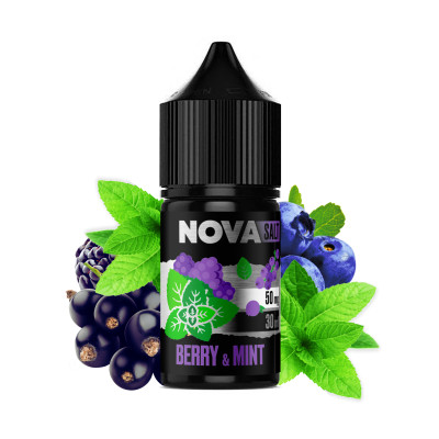 Жидкость NOVA Salt 30ml Berry Mint