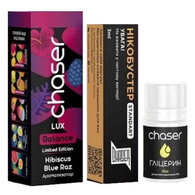 Рідина Chaser Lux 30 мл Hibiscus Blue Raz