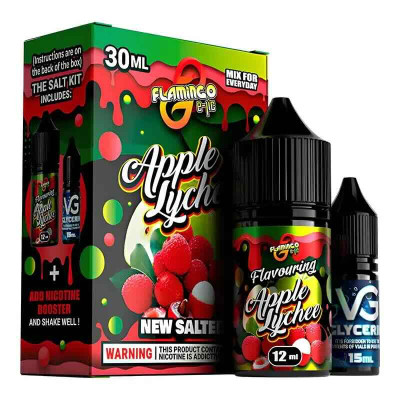 Жидкость на солевом никотине Flamingo Salt 30 мл Apple Lychee