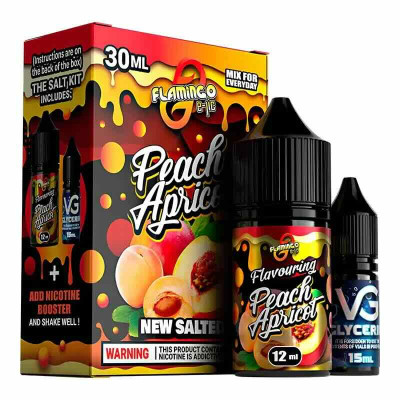 Рідина на сольовому нікотині Flamingo Salt 30 мл Apricot Peach