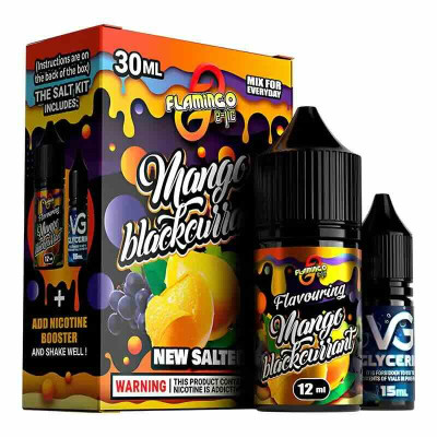 Жидкость на солевом никотине Flamingo Salt 30 мл Mango Blackcurrant Жидкость на солевом никотине Flamingo Salt 30 мл Mango Blackcurrant