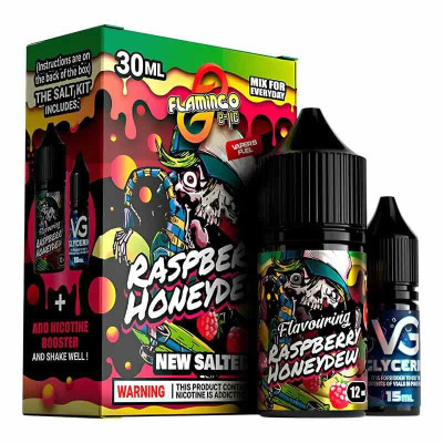 Жидкость на солевом никотине Flamingo Salt 30 мл Raspberry Honeydew