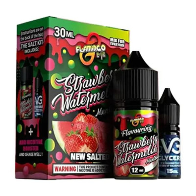 Жидкость на солевом никотине Flamingo Salt 30 мл Strawberry Watermelon