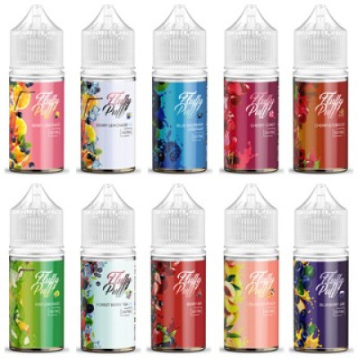 ЖИДКОСТЬ НА СОЛЕВОМ НИКОТИНЕ FLUFFY PUFF SALT 30 МЛ ЖИДКОСТЬ НА СОЛЕВОМ НИКОТИНЕ FLUFFY PUFF SALT 30 МЛ