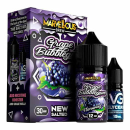 Продукт Marvellous Brew Salt 30 мл Grape Bubblegum