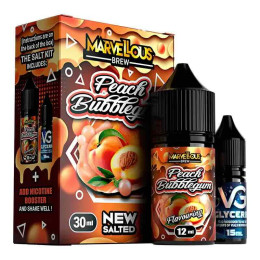 Продукт Marvellous Brew Salt 30 мл Peach Bubblegum
