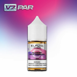 Elfliq 30 мл - Blueberry Sour Raspberry Зі смаком Кислого, Лохини, Малини