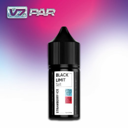 Black Limit Salt 30 мл - Strawberry Ice Зі смаком Полуниці, Холодку