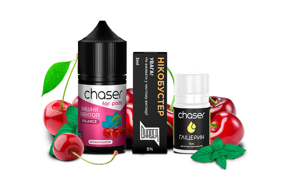 Рідина Chaser 30 мл Вишня Ментол