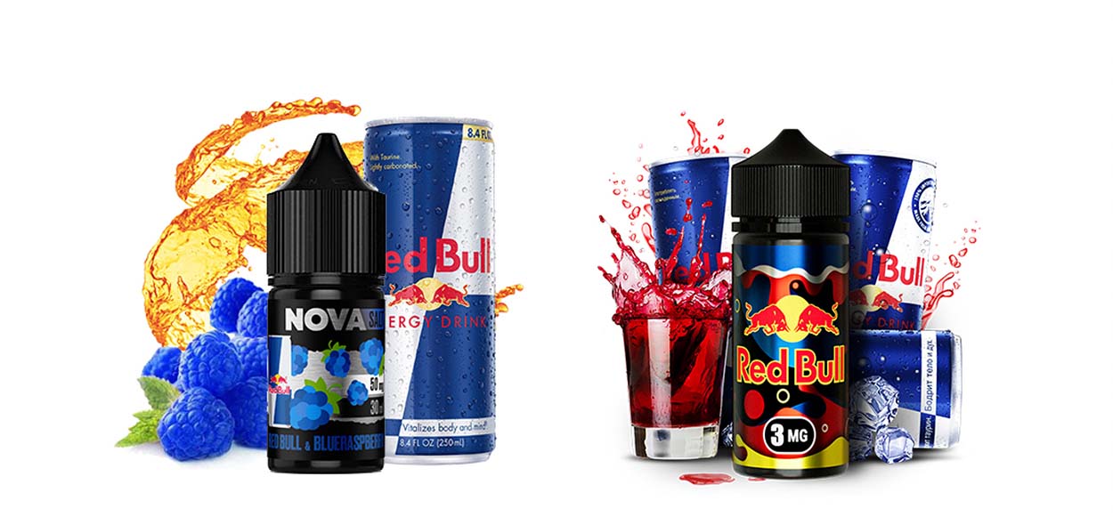 Жидкость для электронных сигарет со вкусом Red Bull
