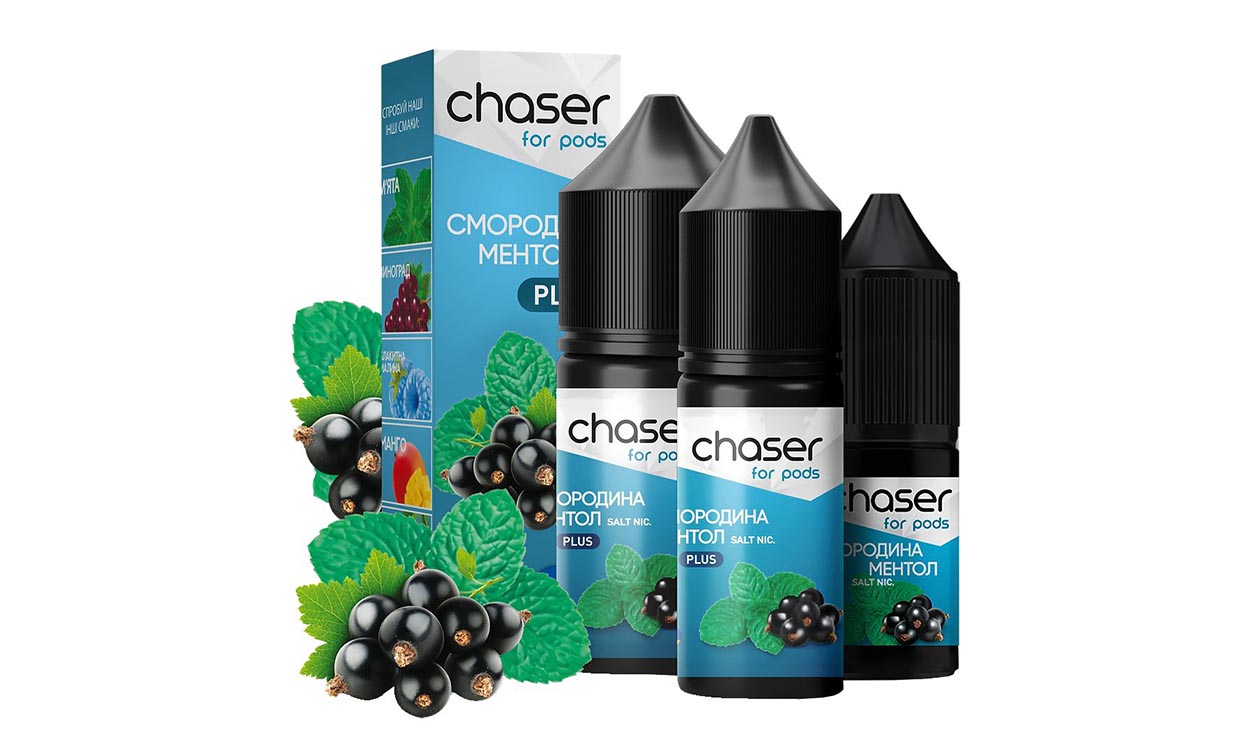 Рідини Chaser зі смаком смородини та ментолу