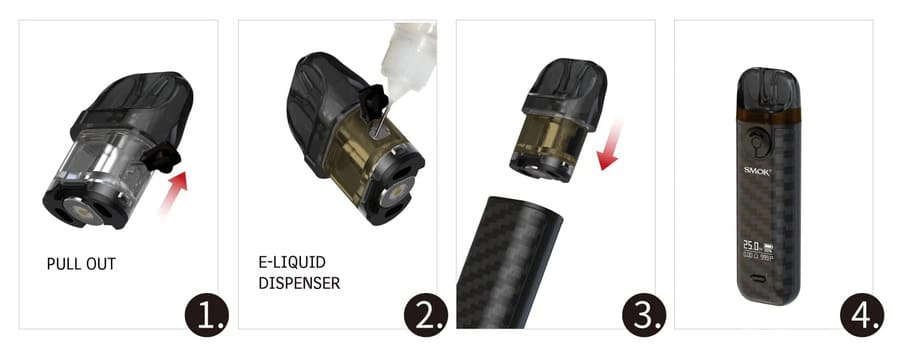 Купить Картридж SMOK Novo 4 Mini (пустой) - отличаются прочностью, долговечностью, удобством эксплуатации