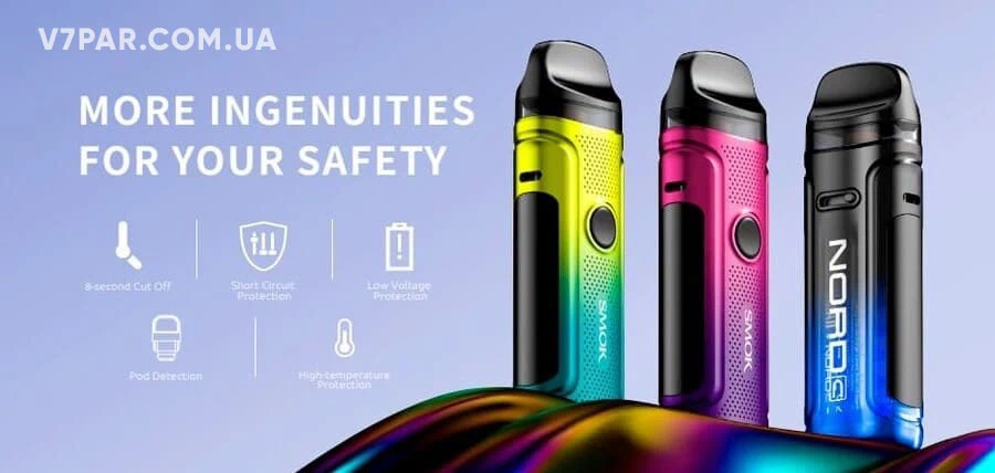 Купить ПОД система Smok Nord C POD Kit - обеспечивает непревзойденный комфорт эксплуатации