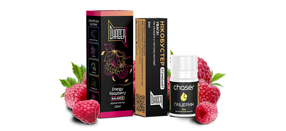 Жидкость Chaser Salt 30ml Energy Raspberry