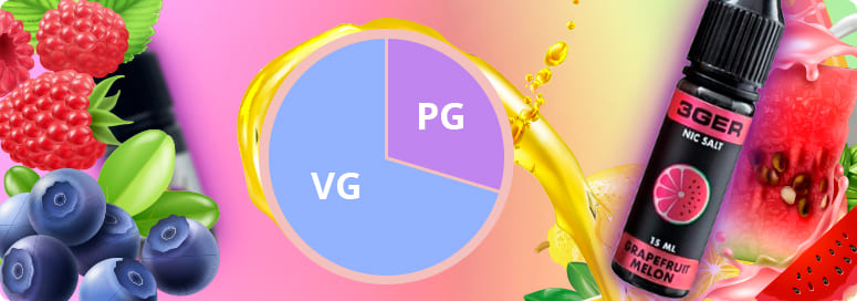 Що таке PG та VG у рідинах для вейпів?