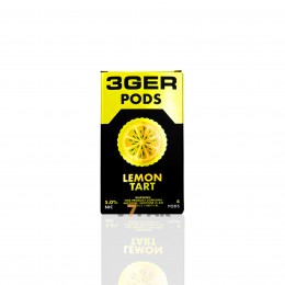 Упаковка картриджей 3GER Pods со вкусом Lemon Tart, содержащих 5% никотина